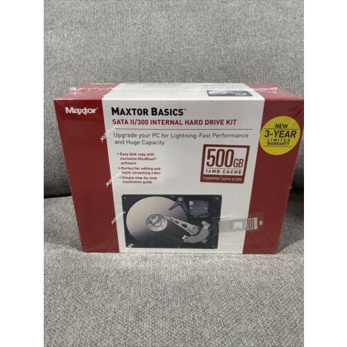 Maxtor Basics ATA /300 Internal Hard Drive Kit 500...