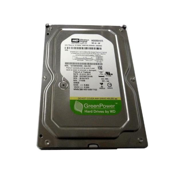 Western Digital AV-GP 500GB, Internal, 5400RPM , 3...