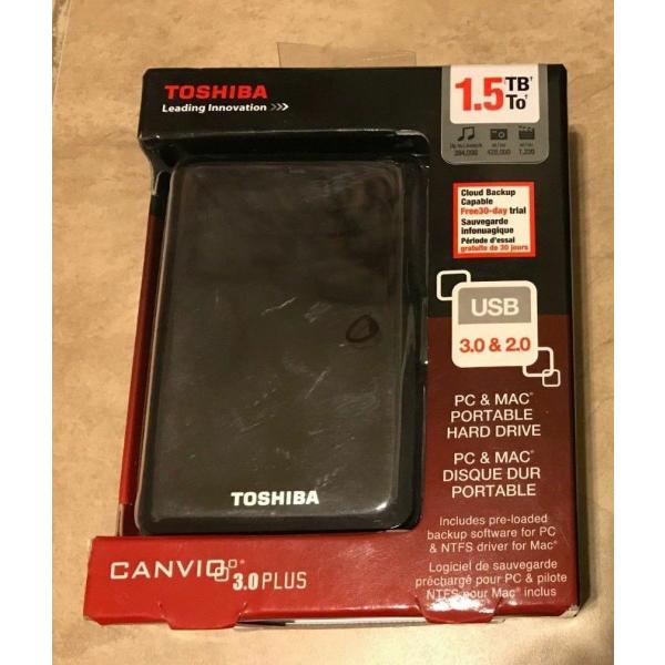 Toshiba HDTC615XK3B1 1.5TB Toshiba Canvio 3.0 Plus...