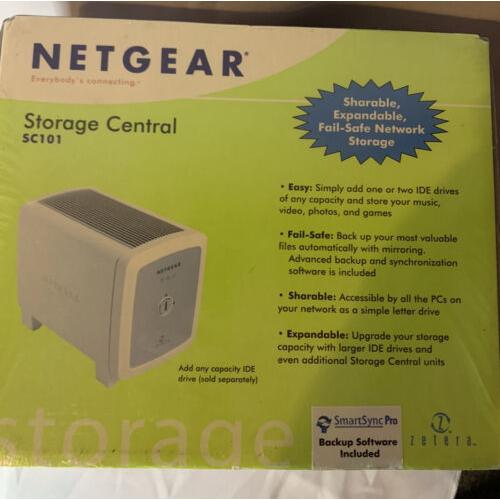 (NEW) Netgear SC101 Storage Central Network Storag...