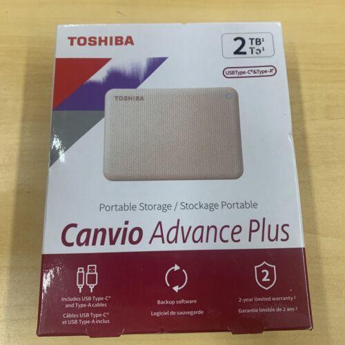 NEW Toshiba Canvio Advance Plus 2TB Ext USB 3.0 Po...