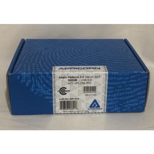 Apricorn Aegis Padlock 500 GB 2.5"" Ext HDD - USB ...