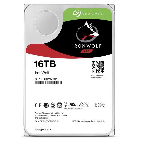 ST16000VN001 Seagate IronWolf NAS 16TB 3.5&quot;&quot; SATA ...