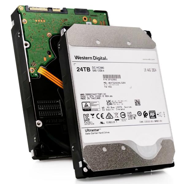 WD Ultrastar DC HC580 WUH722424AL5204 24TB 7.2K RP...