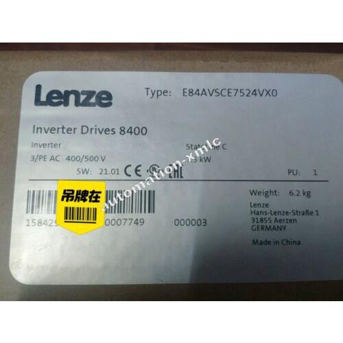 1PCS E84AVSCE7524VX0 LENZE INVERTAR DRIVES 8400ブラン...