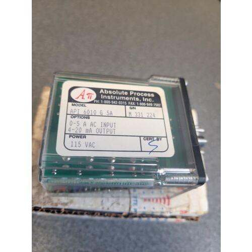絶対プロセス機器API 6010 G 5A / API6010G5A S / N M331 224
