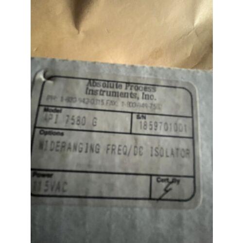 絶対プロセス機器API 7580