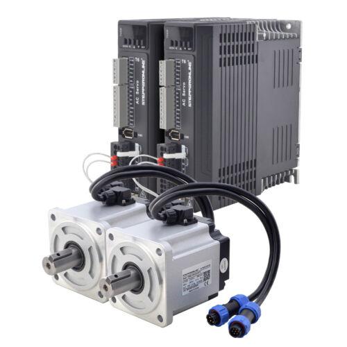 2軸750W 80mm ACサーボモーター2.39NMドライバーキットCNCミルの彫刻ToAuto