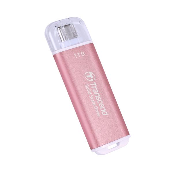 1TB Transcend ESD300 Portable SSD USB Type-C Pink