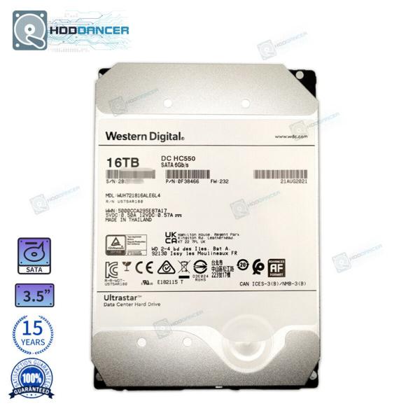 WUH721816ALE6L4 WD Ultrastar DC HC550 16TB 3.5"" E...