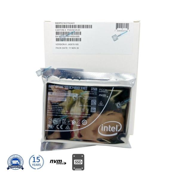 SSDPE21K375GA Intel P4800X 375GB OPTANE DC U.2 NVM...
