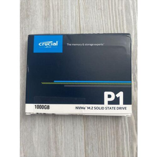 NEW Crucial P1 1TB SSD PCIe NVMe M.2 2280 3D NAND ...