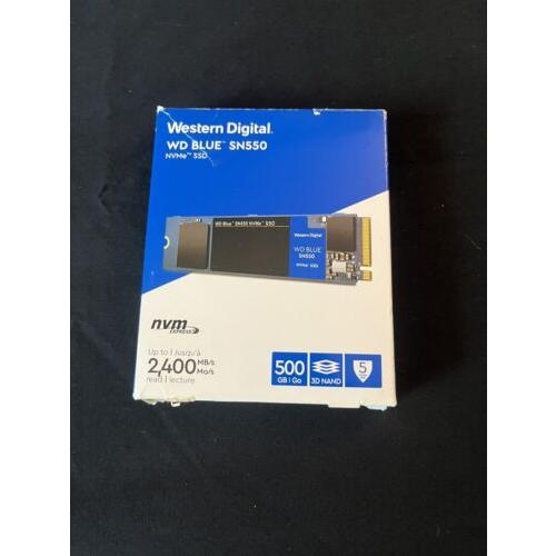 Western Digital 500GB WD Blue SN550 NVMe Internal ...