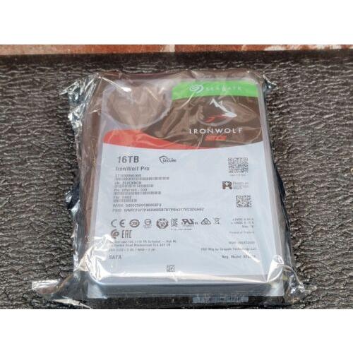 Seagate IronWolf Pro 16TB 7200rpm 3.5"" SATA-III N...