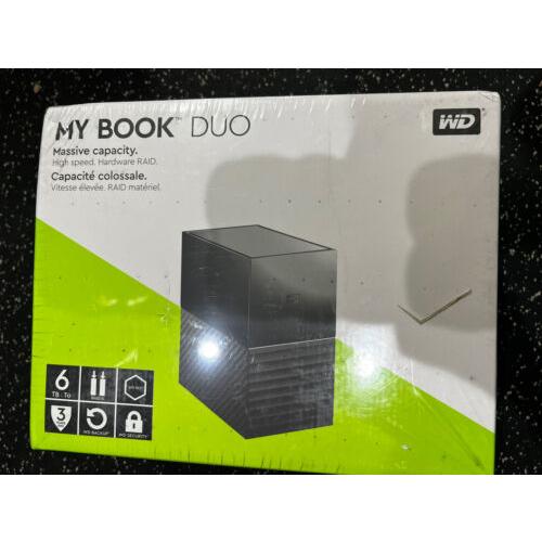 WESTERN DIGITAL WD MY BOOK DUO 6TB EXTERNAL BACKUP...