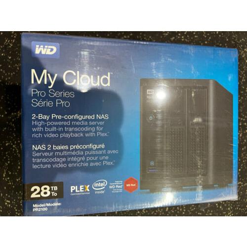 WD My Cloud PR2100 28TB Network Attached Storage N...