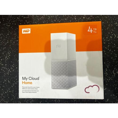 WD - My Cloud Home 4TB Personal Cloud - White