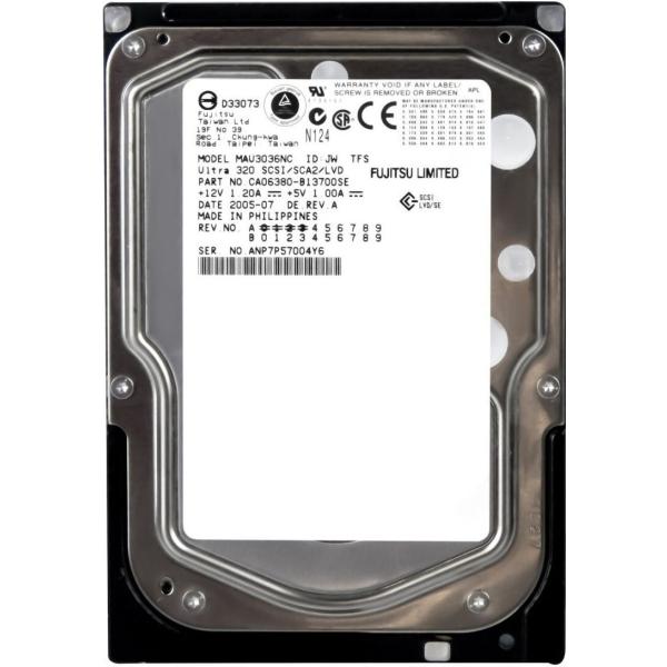 【1年保証】Hard Drive Fujitsu MAU3036NC 36GB 15000RPM 8...
