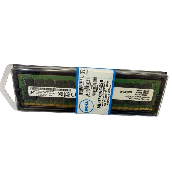 New Dell SNP75X1VC/32G 2RX4 32GB DDR4 PC4-3200 ECC...