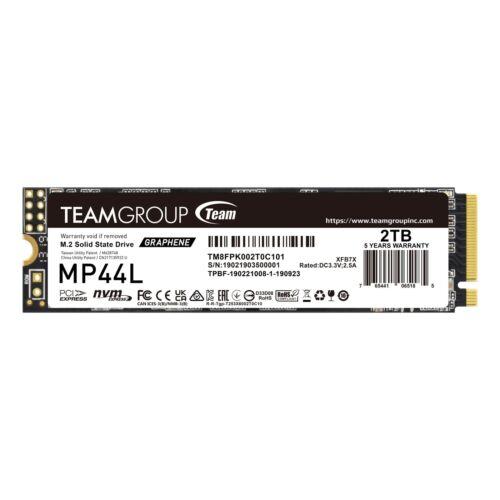 Team Group MP44L M.2 2280 2TB PCIe 4.0 x4 with NVM...