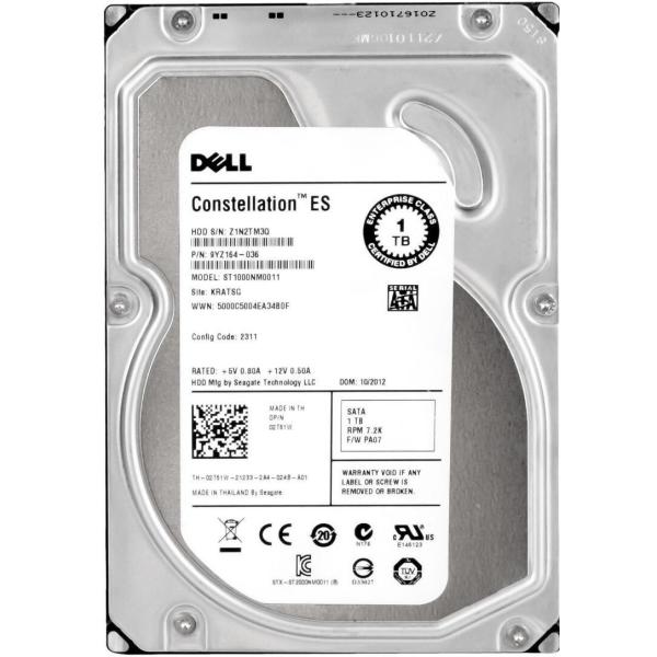【1年保証】Hard Drive Dell 02T51W 2T51W ST1000NM0011 1T...
