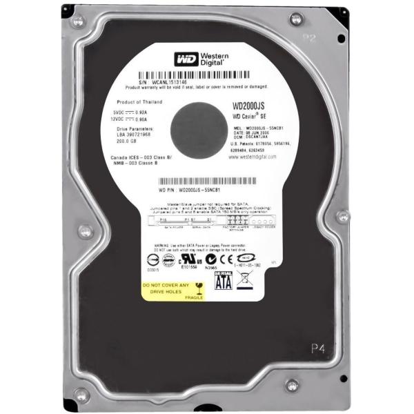 【1年保証】Western Digital Car SE Silver WD2000JS 200GB...