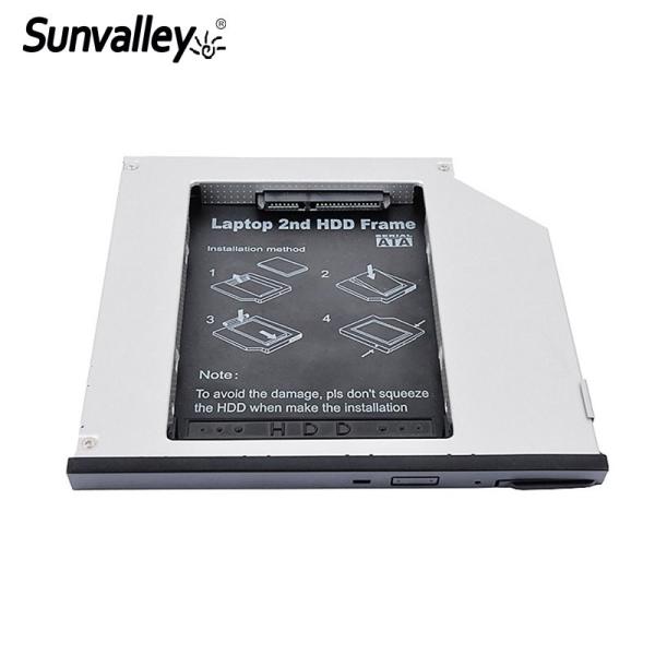 全国送料無料 PC HDD Sunvalleyセカンドhddキャディー9.5ミリメートルsata t...
