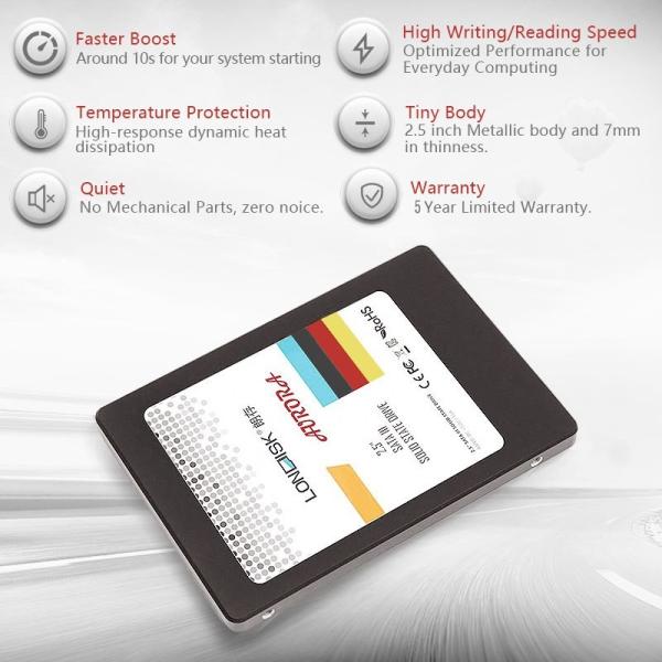 送料無料 Londisk SSD 120 ギガバイト 240 ギガバイトギガバイト SATA hdd...