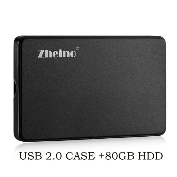 全国送料無料 PC HDD Zheino 2.5 &quot;80ギガバイトhddポータブル外付けハードドライ...