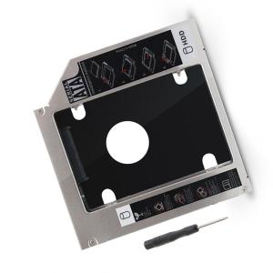 全国送料無料 PC HDD 12.7ミリメートルsataセカンドhdd、ssdハードディスクドライブキャディアダプタベイエイサー熱望5738 5738グラム5738z 5738zg 7739 7739z 8
