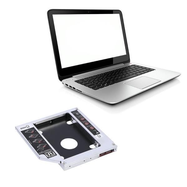 送料無料 12.7ミリメートルアルミsata hdd ssdエンクロージャハードディスクドライブベイ...