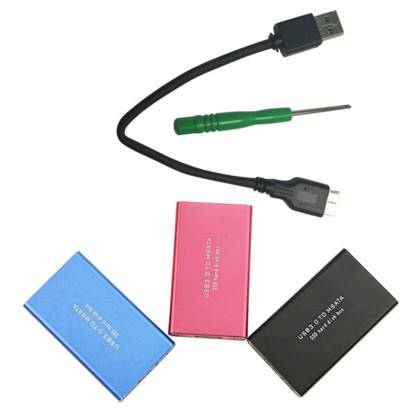 全国送料無料 PC HDD ミニ USB 3.0 msata ssd アダプタカード外部エンクロージ...