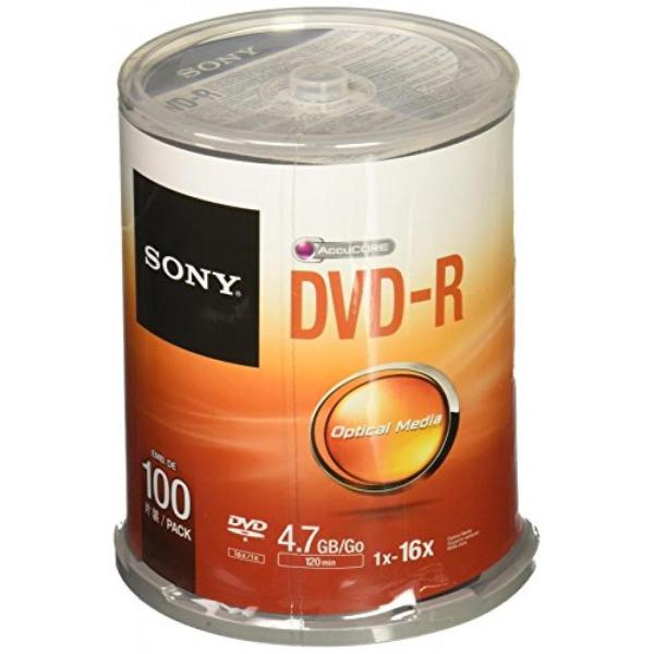 全国送料無料 パソコン ストレージ 書き込み可能な DVD x ソニー DVD-R 16 4.7 G...
