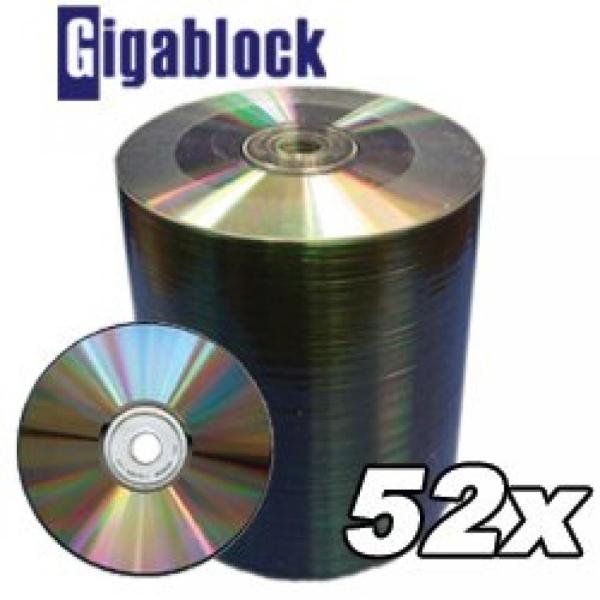 全国送料無料 パソコン ストレージ 300pcs Gigablock CD-R 52 x 700 M...