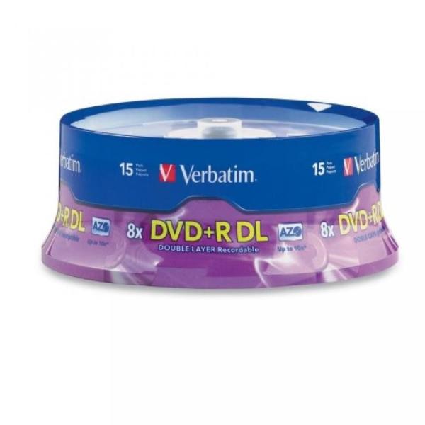 全国送料無料 パソコン ストレージ 15pk Dvd + r Dl ブランド スピンドル × 8.5...