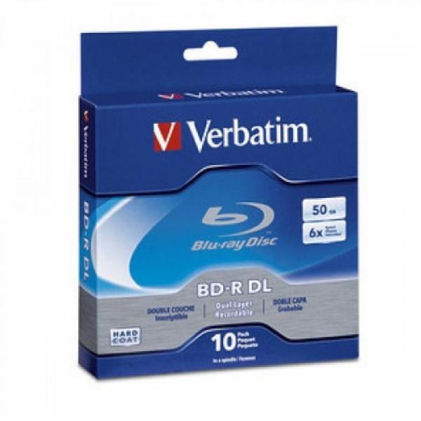 全国送料無料 パソコン ストレージ 10 包 Bd-R Dl 50 gb 6 倍速スピンドル ブルー...