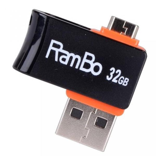 全国送料無料 パソコン ストレージ Microusb 対応メモリ ・ ランボー黒 32 gb デュア...