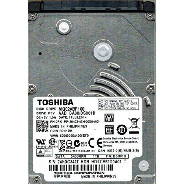 全国送料無料 パソコン ストレージ 東芝 MQ02ABF100 1 TB AAD BA00/DS00...