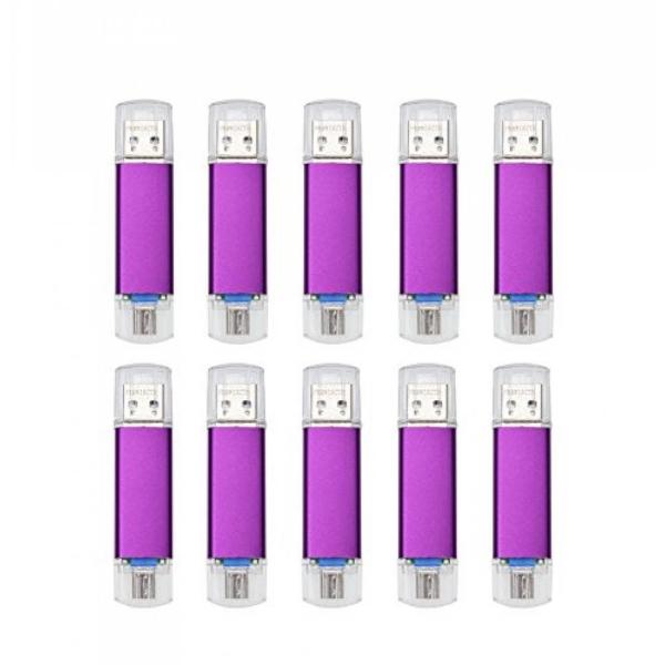 全国送料無料 パソコン ストレージ FEBNISCTE 10 本入り 16 GB マイクロ USB ...