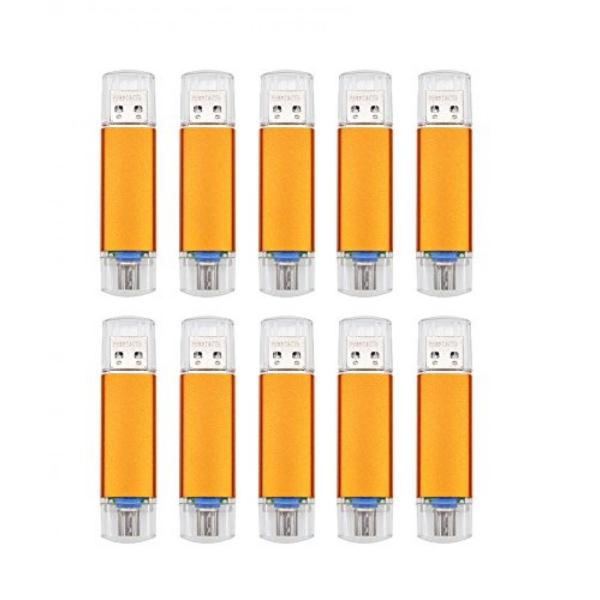 全国送料無料 パソコン ストレージ FEBNISCTE 10 本入り 16 GB マイクロ USB ...