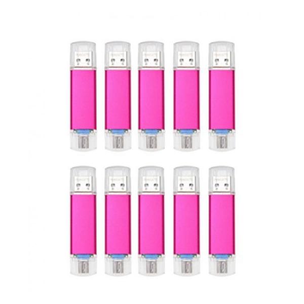 全国送料無料 パソコン ストレージ FEBNISCTE 10 本入り 16 GB マイクロ USB ...