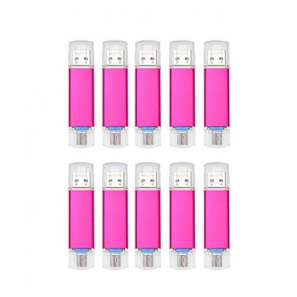 全国送料無料 パソコン ストレージ FEBNISCTE 10 本入り 16 GB マイクロ USB ...