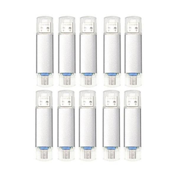 全国送料無料 パソコン ストレージ FEBNISCTE 10 本入り 16 GB マイクロ USB ...