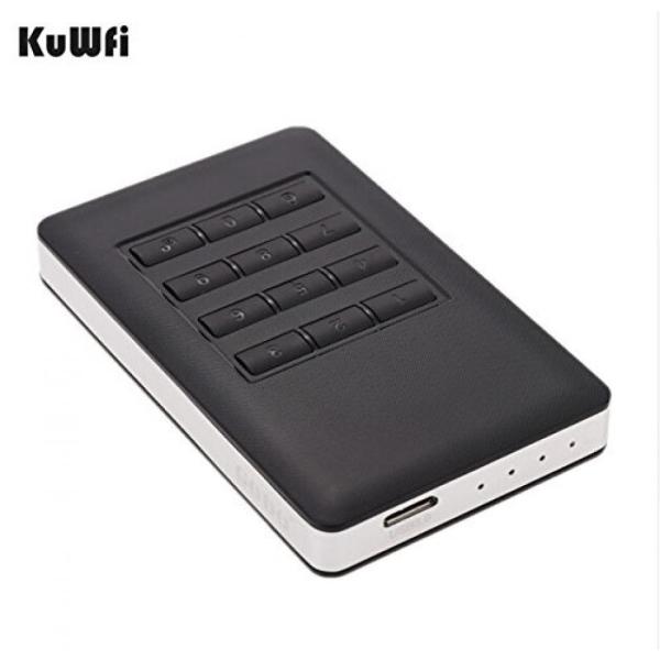 全国送料無料 パソコン ストレージ KuWFi USB3.0 5 gbps 安全 AES-256 軍...