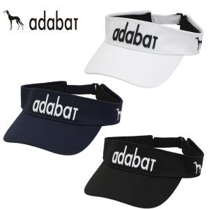 adabat メンズ ツイルバイザー ADBS-AC02 【アダバット】【ゴルフ用品】【ラウンド用品】【帽子】【Visor】【サンバイザー】｜yuuyuusports