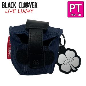 ブラッククローバー BLACK CLOVER デニム マレット型 パター用 ヘッドカバー パターカバー Putter Cover BA5PNB59【PT用】【マレット型】【Denim】【HC】