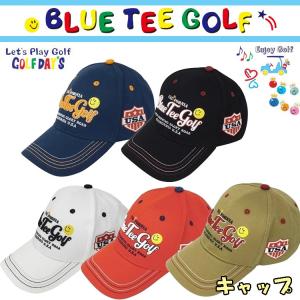 ブルーティーゴルフ BLUE TEE GOLF California コットン キャップ BTG-CP001 スマイル｜yuuyuusports