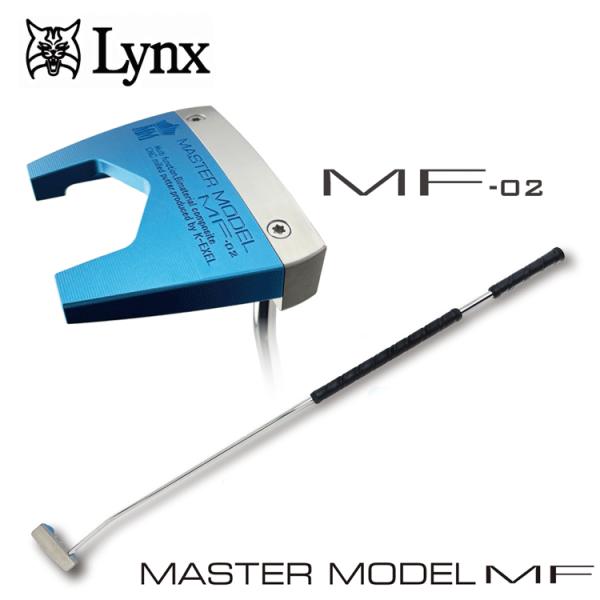 Lynx リンクス ゴルフ マスターモデル MF 長尺 パター MF-02 ツノ型 46インチ  L...