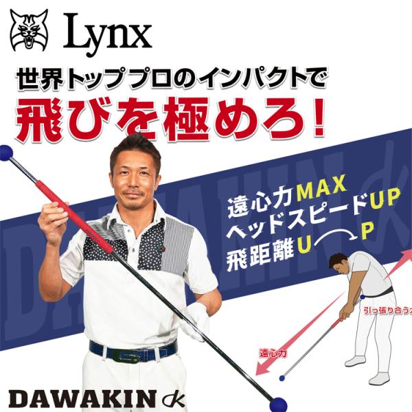 リンクス  ダワ筋スティック 和田正義プロ 発案・監修 スイング 練習器  Lynx DAWAKIN...