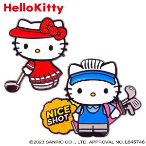 ハローキティ＆ダニエル ゴルフマーカー キャラクター グッズ ゴルフ マーカー KTM002 マグネット サンリオ SANRIO ライセンス商品 Hello Kitty【ラウンド】【Ly